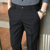 Men Trousers Minimalist Thin Casual Pants