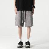 Men Shorts Suede Shorts Loose Leisure All-Matching