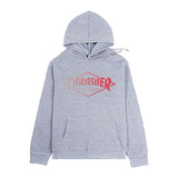Thrasher Hoodie Sweater Flower Autumn and Winter Men's Clothing Solid Color Hoodie