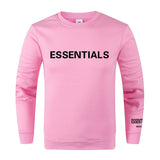 Fear Of God Fog Sweatshirt Essentials Double Line Letter Crew Neck Long Sleeve Sweater Men Loose Trendy