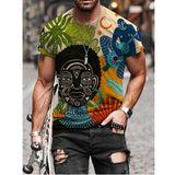 Tactics Style T Shirt for Men Men's Printed round Neck Short Sleeve T-shirt