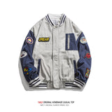 Letterman Jacket Outfit Senior Jackets Varsity Baseball Coat Spring and Autumn Ball Uniform