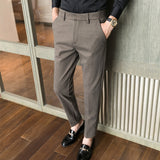 Men Trousers Autumn and Winter Thick Men's Woolen Casual Pants Trousers