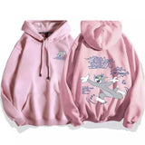 Tom and Jerry Hoodie Sweater Men's Autumn and Winter Long Sleeves Coat