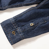 Denim Shirts Men's Long Sleeve Loose Casual Top Coat