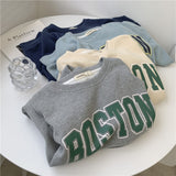 Diana Harvard Sweatshirt Gray Printing Women's round-Neck Sweatshirt