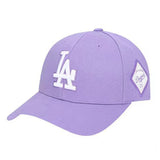 La 59fifty Hats MLB Baseball Cap Side Seam Label Golden Edge Men's and Women's Hard Top NY Peaked Cap