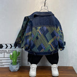 Toddler Boys Jackets Boys' Denim Jacket Spring and Autumn Clothes for Children