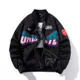 Varsity Jacket Embroidered Coat Loose Baseball Uniform