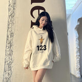 Rrr123 Hoodie Saint Baby Pattern Hooded Sweater