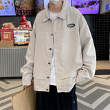Corduroy Patch Jacket Coat Jacket Men's Spring and Autumn
