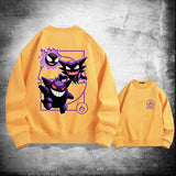 Men and Women Pokemon Pikachu Hoodie Pokémon round Neck Sweater