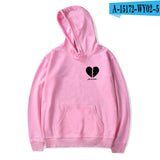 Black Rose Hoodie Payton Moormeier Printed Series Men's and Women's Hooded Sweater Autumn and Winter