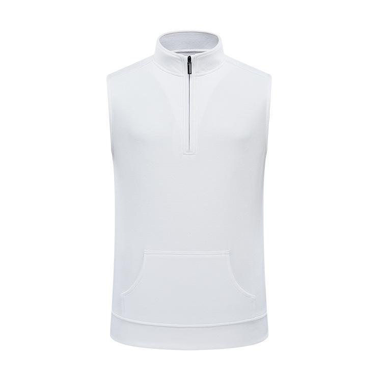 Mens Golf Vest Sports Slim Jacket Men's Sport Leisure Vest Fashion Men's Vest Golf Sportswear