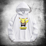 Men and Women Pokemon Pikachu Hoodie Hooded Fleece Lined Sweater