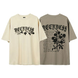Man Tees Summer Fashion Brand Heavy Short Sleeve T-shirt