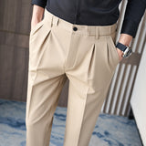 Men Trousers Casual Suit Pants Thin Men's Pants