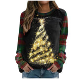 Black Christmas Sweater Fall/Winter Women's Sweater