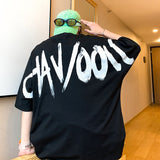 Men's T-Shirt Summer Oversized Loose-Fitting Pattern Print Short Sleeve T-shirt