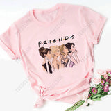 Friends Joey T Shirt Friends TV Show T Shirt Pink T-shirt
