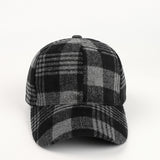 Vintage Check Baseball Cap