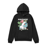 Men and Women Pokemon Pikachu Coat Men's Sweater Fleece-Lined Thickened Spring and Autumn