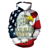 American Hoodies 3D Printed Hooded