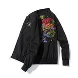 Varsity Jacket Phoenix Embroidery MA-1 Baseball Uniform
