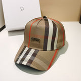 Vintage Check Baseball Cap