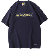 Man Summer T Shirt Letter Graffiti