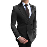 Double Brewed Seersucker Suit Suit Men's Slim Dress