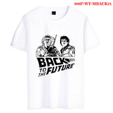 Back to the Future Costume Printed Men's and Women's T-shirt Summer Short Sleeve