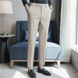 Men Trousers Business Suit Pants