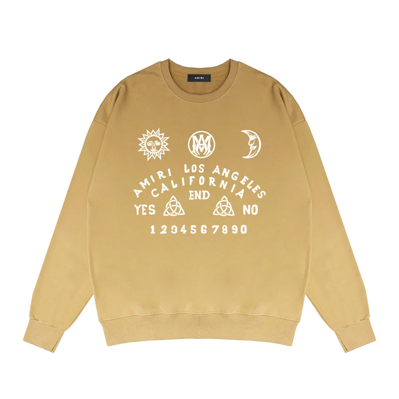 Amiri Sweatshirt Amiri Crew Sweatshirts Crew Neck Sweater