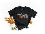 Halloween Costumes Hello Pumpkin Printed round Neck T-shirt for Women