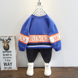 Toddler Boys Sweater Boys' round-Neck Pullover Spring and Autumn Clothing
