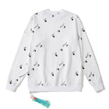 Off White Sweatshirts Long Sleeve round Neck Sweater Autumn and Winter Palm Letter Crew Neck Pullover Terry Sweater