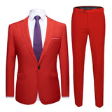 Seersucker Suit Men's Slim Fit Business Three-Piece Suit