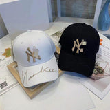 La 59fifty Hats Baseball Cap Lightning Male Gold Standard Gold Line Embroidered Peaked Cap