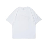 Men T Shirt Summer Casual Tops Cartoon Bear Printed Short Sleeve T-shirt Men's round Neck Half Sleeve Street Fashion Loose Half-Sleeved T-shirt