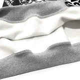 Rrr123 Sweatshirt Fog Printed Washed Loose round Neck Sweater