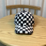 Vintage Check Baseball Cap