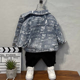 Toddler Boys Jackets Boys' Denim Jacket Spring and Autumn Baby