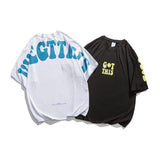 Men T Shirt Summer Casual Tops Men's Summer Short Sleeve T-shirt Men's Summer Letter Fashion Brand round Neck Loose Half Sleeve