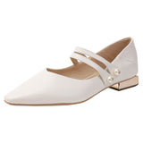 Nude Wide Fit Block Heels Mary Jane Shoes