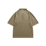 Man Summer T Shirt Irregular Pocket