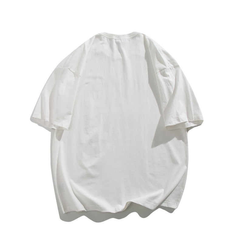 Men T Shirt Summer Casual Tops Men's Clothes Summer Wear Retro Men's round Neck Short Sleeve Casual round Neck T-shirt