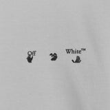 Off White Long Sleeve Round Neck Sweater Autumn And Winter Square Printing Crew Neck Pullover Sweatshirt