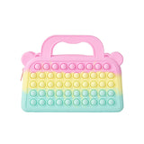 Pop Fidget Toys It Purse Silicone Crossbody Handbag Girl Crossbody Bag Toy Children Coin Purse
