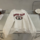 Harvard Sweatshirt Towel Embroidery American Football Letter Embroidered Pullover Sweatshirt